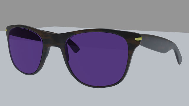 sun glasses low-poly Modelo 3D .c4d .max .obj .3ds .fbx .stl .blend 