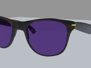 sun glasses low-poly Model 3D