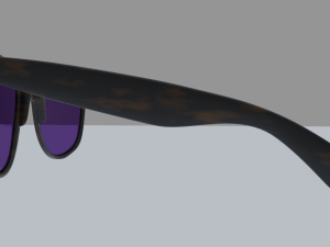 sun glasses low-poly Modelo 3D