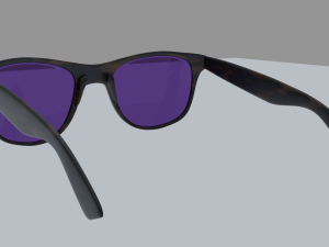 sun glasses low-poly Modelo 3D
