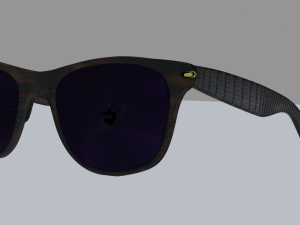 sun glasses low-poly Modelo 3D