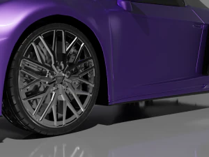 audi r8 v10 spyder quattro 2019 3D Model