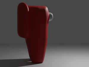 among us crewmate low-poly 3D Model