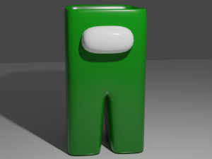 among us crewmate flower pot 3d print model 3D-printmodel