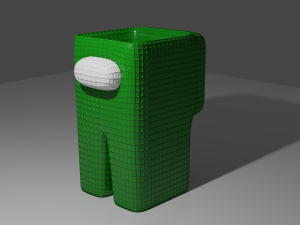 among us crewmate flower pot 3d print model 3D-printmodel