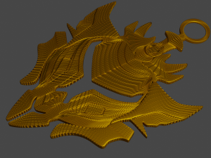 league of legends gold keyholder 3d print model 3D प्रिंट मॉडल