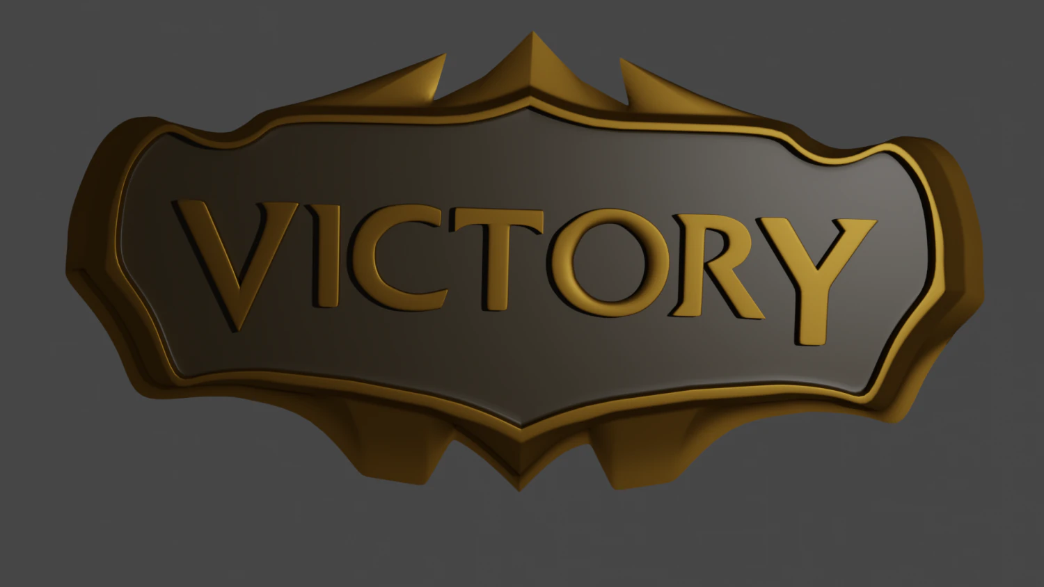 league of legends victory sign - print ready 3d print model 3D Print Model .c4d .max .obj .3ds .fbx .stl .blend 