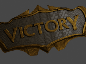 league of legends victory sign - print ready 3d print model 3D प्रिंट मॉडल