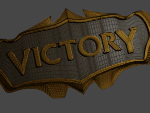 league of legends victory sign - print ready 3d print model 3D Print Model