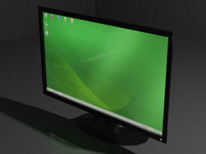 generic monitor - low-poly 3D Model