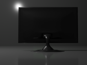 generic monitor - low-poly 3D Model