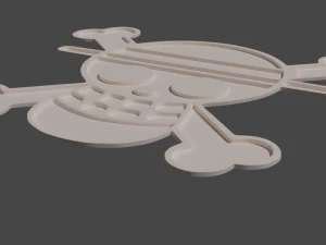 one piece print ready logo 3d print model 3D Print Model