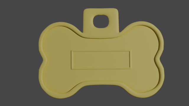 pet name tag - print ready Modèles 3D en vedette .c4d .max .obj .3ds .fbx .stl .blend 