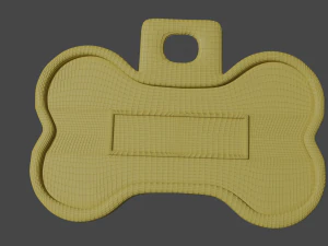 pet name tag - print ready 3D Print Model