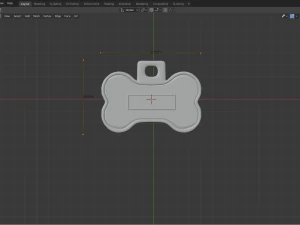 pet name tag - print ready 3D Print Model
