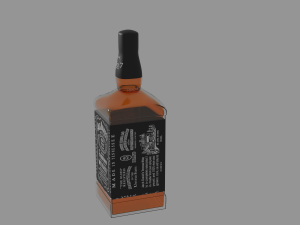whiskey - jack daniels 3D Модель