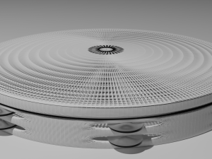 pewdiepie tambourine Modèle 3D
