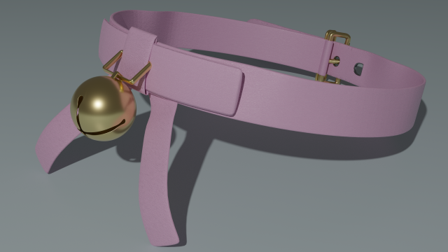 kitty choker Model 3D .c4d .max .obj .3ds .fbx .stl .blend 