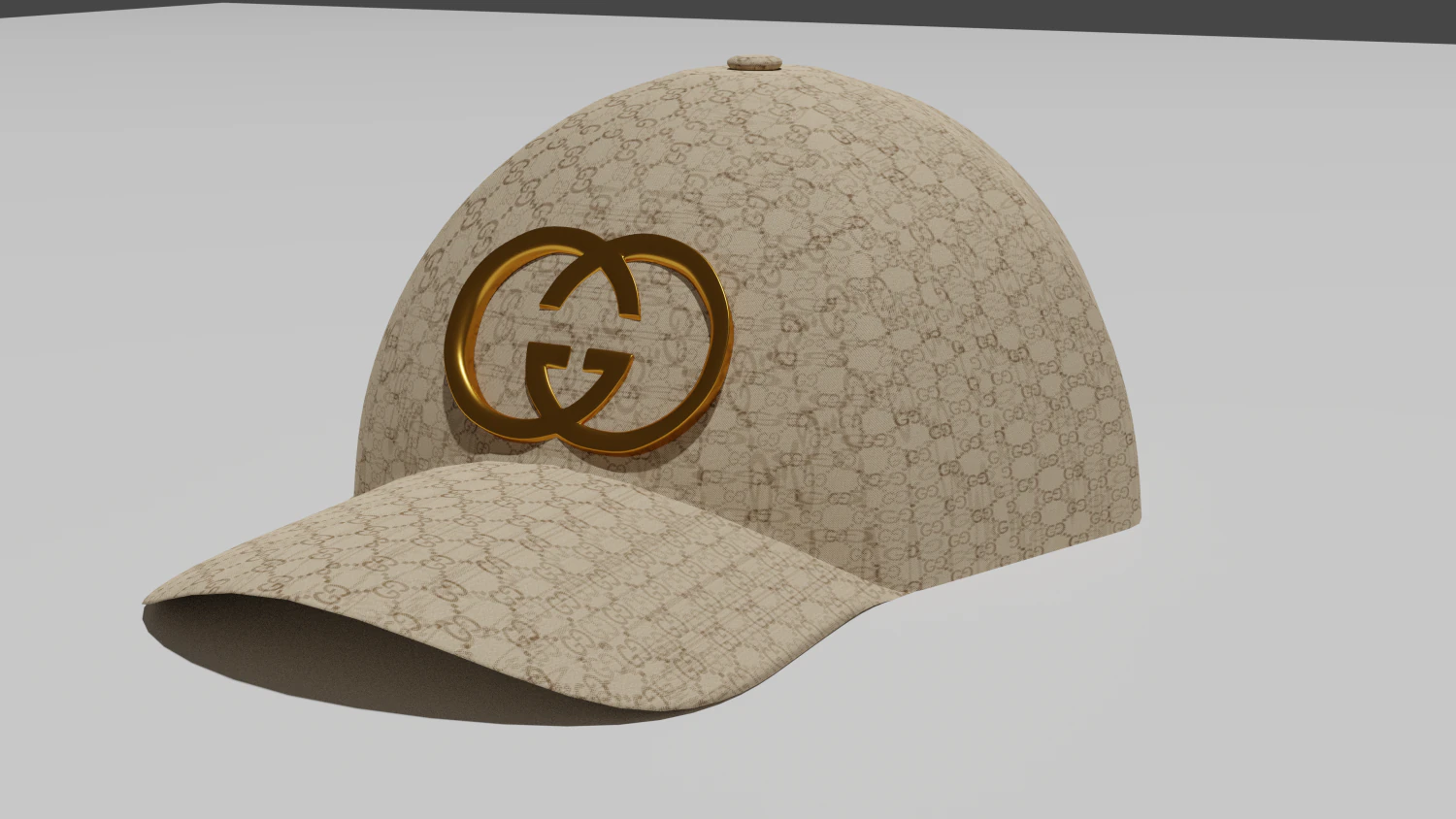 gucci cap 3D Model .c4d .max .obj .3ds .fbx .stl .blend 