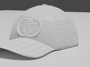 gucci cap 3D मॉडल