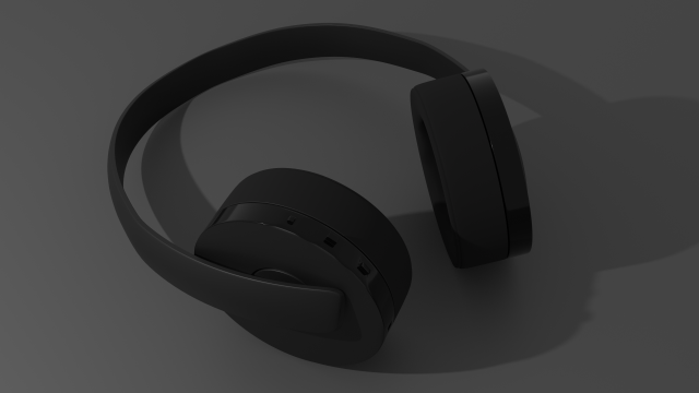generic headset Model 3D .c4d .max .obj .3ds .fbx .stl .blend 