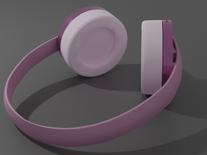 generic headset Model 3D