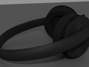 generic headset Model 3D