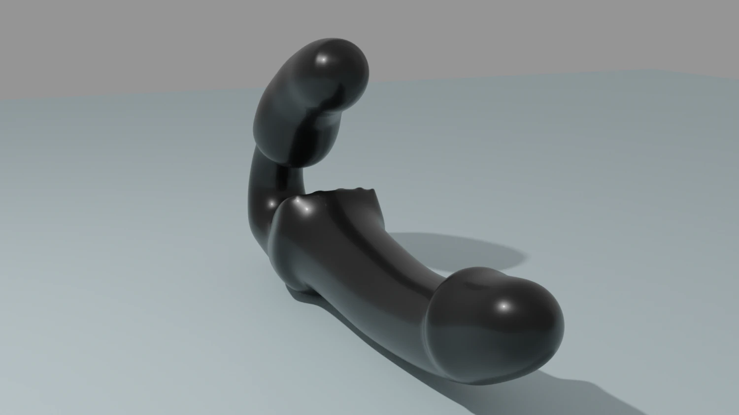 Revolver Sextoy 3D Model .c4d .max .obj .3ds .fbx .stl .blend 