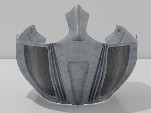 scifi mask 3D मॉडल