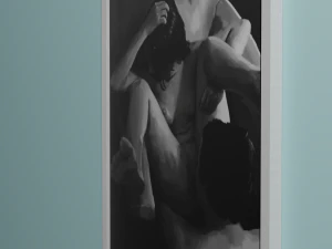 Erotic Painting - original kiss of eros 3D Model