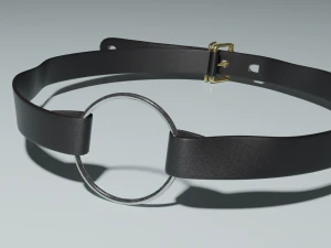 kalung kulit Model 3D