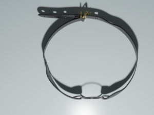 leather choker 3D Модель