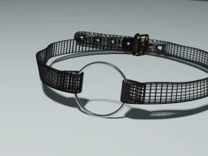 leather choker 3D Model