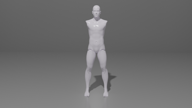 armless manequin 3D Model .c4d .max .obj .3ds .fbx .stl .blend 