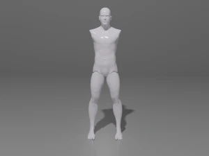 armless manequin 3D Model