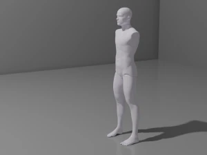 armless manequin 3D Model