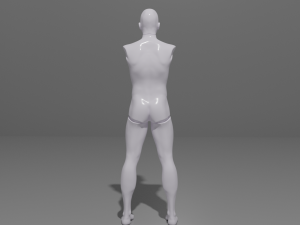 armless manequin 3D Model