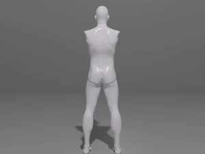 armless manequin 3D Model