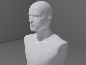 armless manequin 3D Model