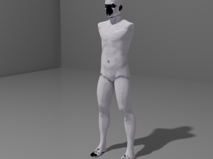 armless manequin 3D Model