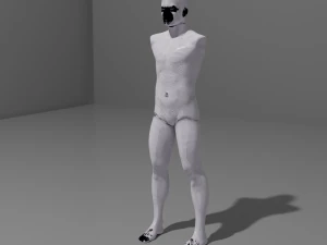 armless manequin 3D Model
