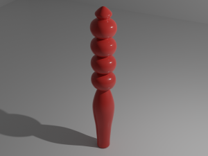 Red Wand Sextoy 3D-printmodel