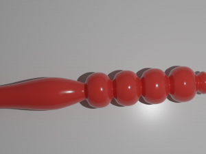 Red Wand Sextoy 3D Print Model