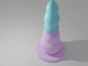Sextoy di zucchero filato Modello 3D