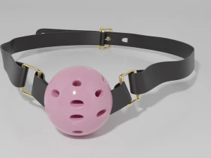 チョーカーギャグ 3Dモデル