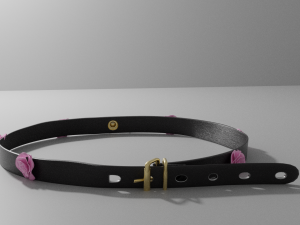 slut choker necklace 3Dモデル