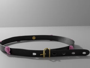 slut choker necklace 3D Model