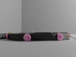 slut choker necklace 3D Model