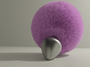 Furry Bunnytail Plug Sextoy Modelo 3D