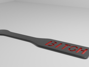 Leather Spanker 3D Modell